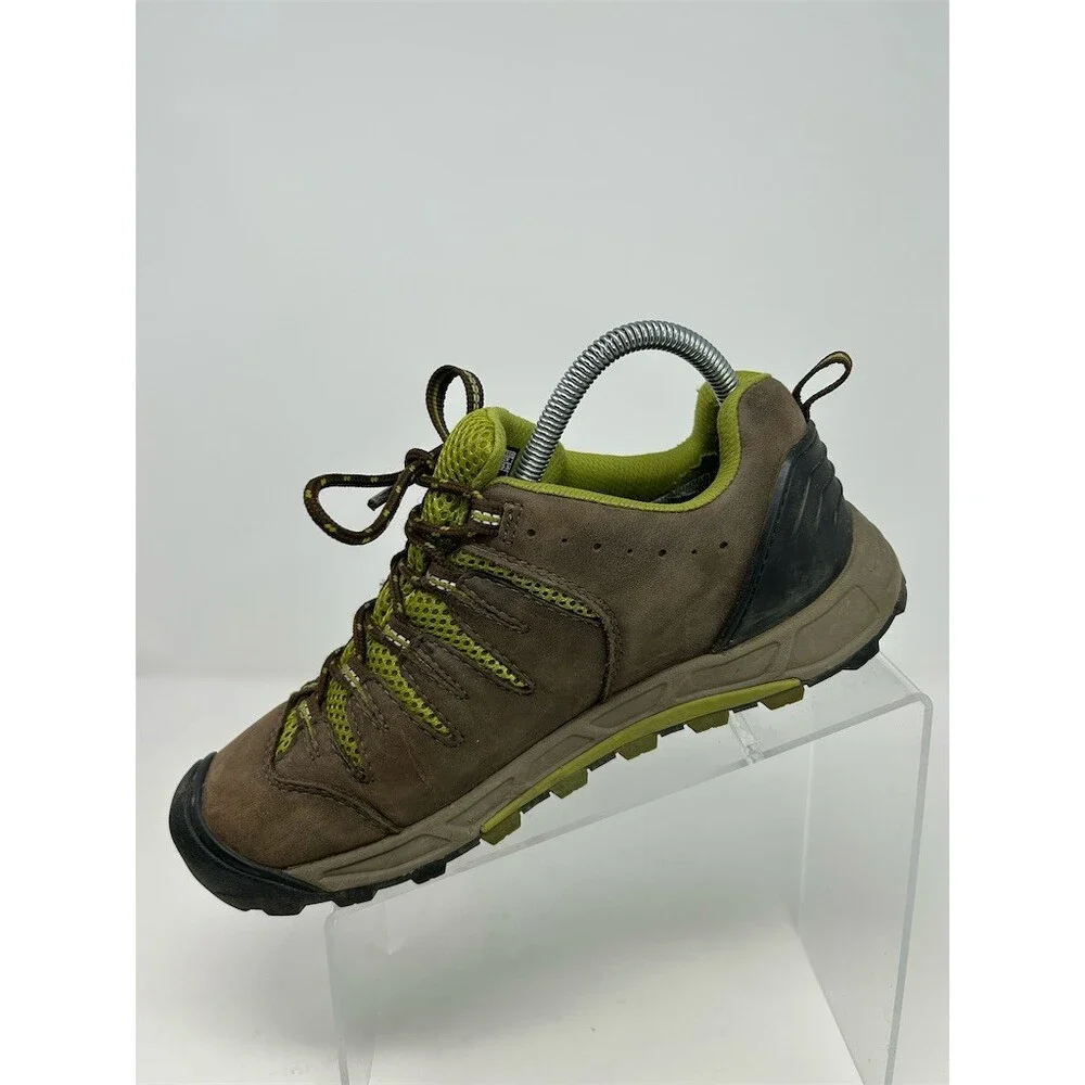 KEEN Bryce WP Women's Waterproof Hiking Trail Shoes Brown/Green Low Top Size 8.5